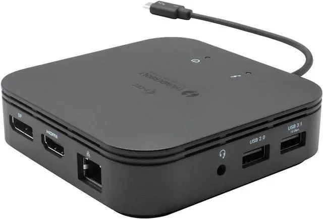Main image of i-tec Thunderbolt 3 Travel Dock Dual 4K Display 60W Charging Portable Laptop Hub, Windows, MacBook Air, MacBook Pro, 1x USB 3.1, 1x USB-C PD, 1x USB 2.0, Gigabit Ethernet 1x DisplayPort, 1x HDMI