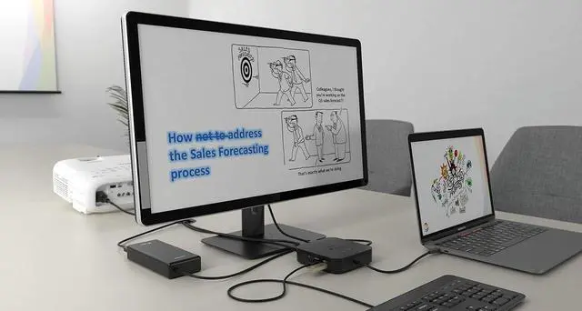 Alt view image 6 of 7 - i-tec Thunderbolt 3 Travel Dock Dual 4K Display 60W Charging Portable Laptop Hub, Windows, MacBook Air, MacBook Pro, 1x USB 3.1, 1x USB-C PD, 1x USB 2.0, Gigabit Ethernet 1x DisplayPort, 1x HDMI