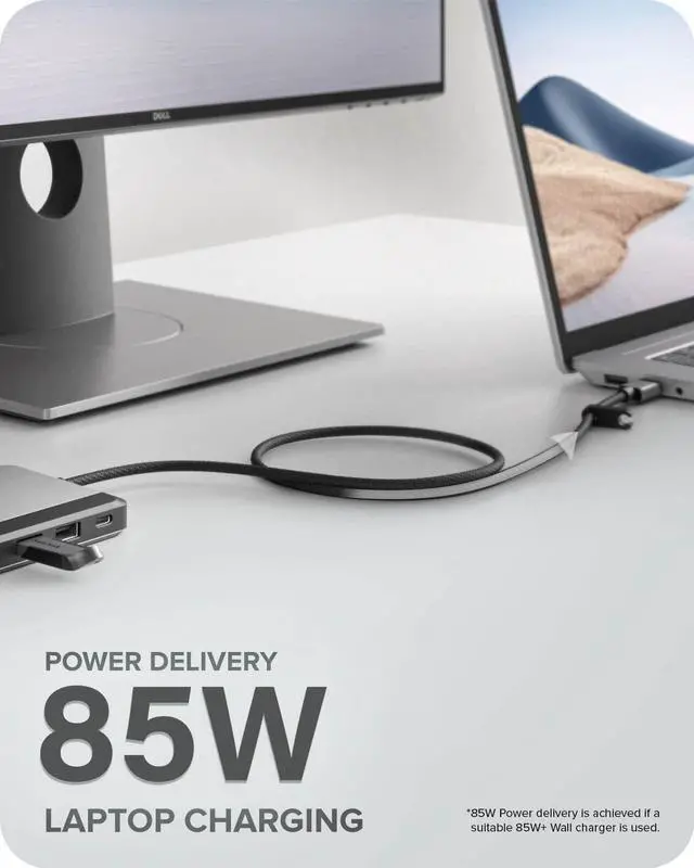Alt view image 5 of 7 - ALOGIC USB-C Dual Display 1080p FHD Dock; 85W Power Delivery; 3X USB-A; 2X USB-C; 2X DisplayPorts; Ethernet & Audio Jack; MX2 lite DisplayPort Edition.