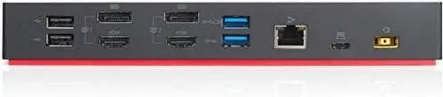 Alt view image 3 of 4 - Lenovo ThinkPad Hybrid USB-C Dock US (40AF0135US) with USB Type-A Adapter + ZoomSpeed HDMI Cable (with Ethernet) + Starter Bundle