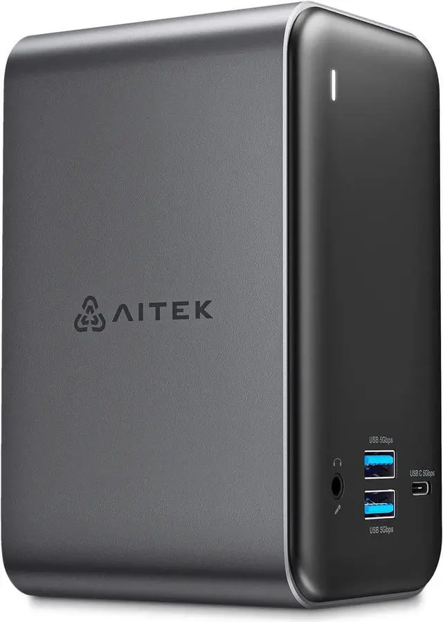 Main image of Aitek USB C Docking Station: 13-in-2 MacBook Pro/Air Laptop Dock with Triple 4K@60Hz Display Dual HDMI One DP Monitor RJ45 Ethernet 3.5mm Audio Multi USB A/C Ports 3.0 PD 100W Charging