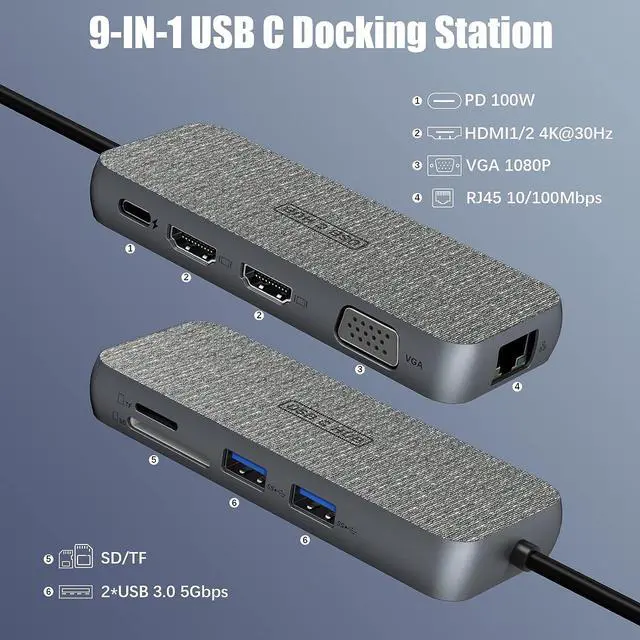 Alt view image 2 of 7 - HDMI 4 Port Kvm Switch Box for 4 Computers Share 1 Monitor, 4K@60Hz 4X1 KVM Switch with 4 USB 2.0 Ports, HDCP 2.2, Plug and Play, Button Switch, with 1 HDMI and 4 USB Cables