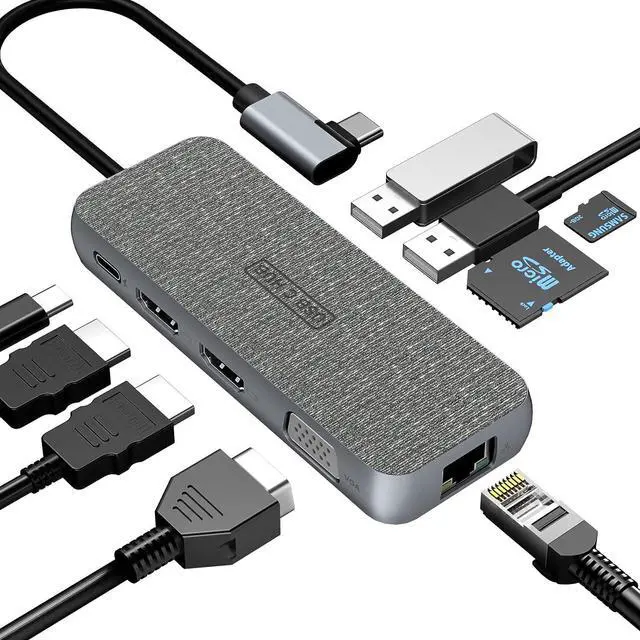 Main image of HDMI 4 Port Kvm Switch Box for 4 Computers Share 1 Monitor, 4K@60Hz 4X1 KVM Switch with 4 USB 2.0 Ports, HDCP 2.2, Plug and Play, Button Switch, with 1 HDMI and 4 USB Cables