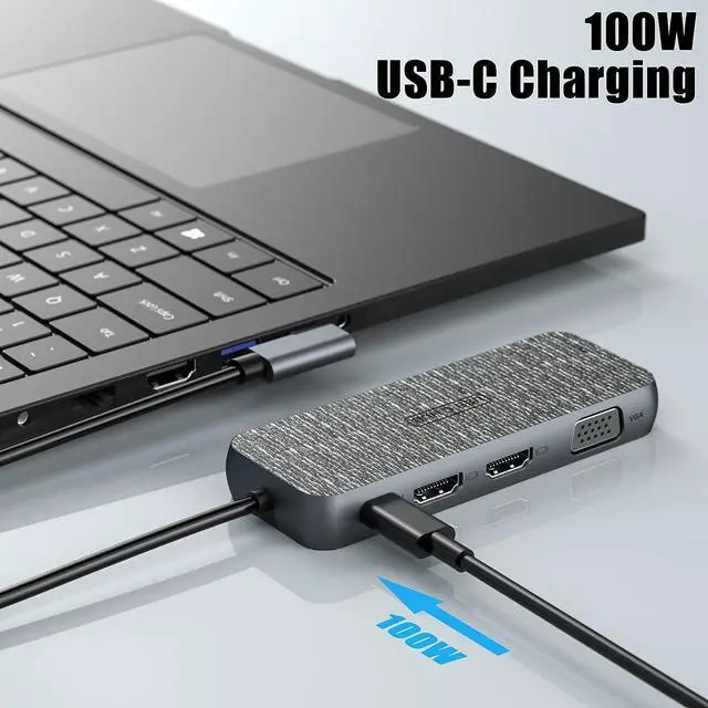 Alt view image 6 of 7 - HDMI 4 Port Kvm Switch Box for 4 Computers Share 1 Monitor, 4K@60Hz 4X1 KVM Switch with 4 USB 2.0 Ports, HDCP 2.2, Plug and Play, Button Switch, with 1 HDMI and 4 USB Cables
