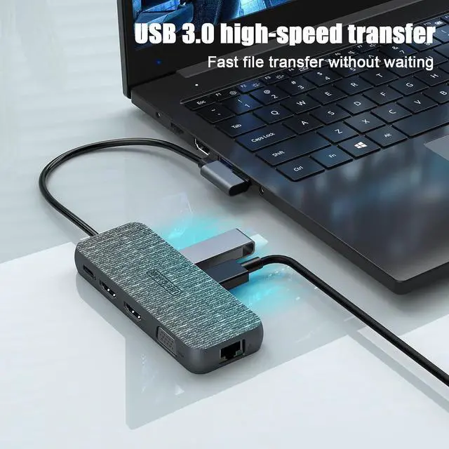 Alt view image 5 of 7 - HDMI 4 Port Kvm Switch Box for 4 Computers Share 1 Monitor, 4K@60Hz 4X1 KVM Switch with 4 USB 2.0 Ports, HDCP 2.2, Plug and Play, Button Switch, with 1 HDMI and 4 USB Cables