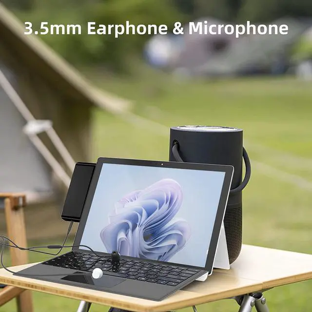 Alt view image 7 of 7 - Surface Pro 9 Docking Station,Surface Pro 9 10 11 Hub Adapter with 100 Mbps LAN, 4K HDMI,100W USB-C (Display+Data+PD Charging),USB 3.0,3.5mm Audio,SD/TF Card Reader for Microsoft Surface Pro 11/10/9