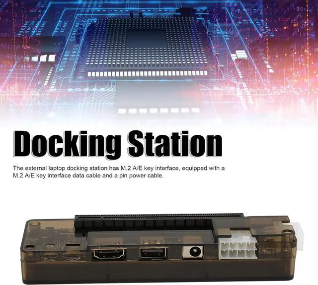 Alt view image 2 of 7 - Graphics Docking Station, M.2 Key Interface EXP GDC External Laptop Dock, Multilevel Anti Interference Circuit, Wide Applications