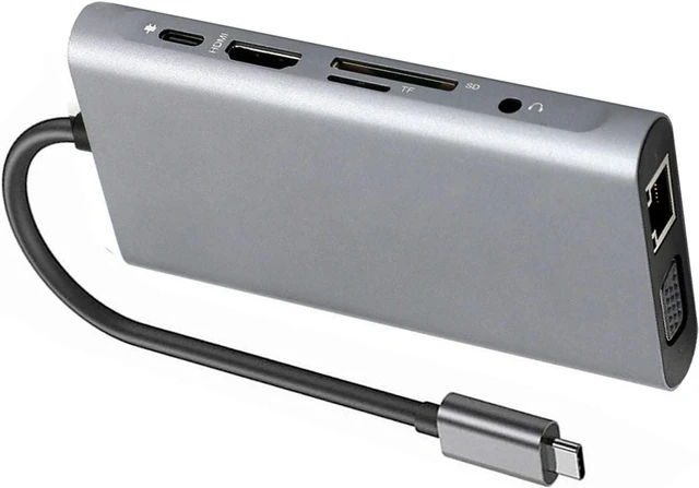 Main image of 5Gbps Data Transmission Type C to USB Memory Card Slot HDMI 4K Docking Station Accessory