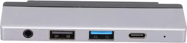 Main image of 5 in 1 USB3.0 Hub Docking Station with Type C to for iOS Tablet Pro 18 20, Supports 4K 60Hz Display, 60W PD Charging, 3.5mm Audio