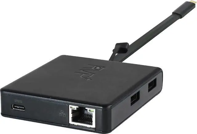 Main image of Docking Station Dual Monitor, 6-in-1, 100W Laptop-Charging, DisplayPort Multi-Stream Transport (MST), Ethernet, Compatible with Thunderbolt 3 Laptop (RVP-601)