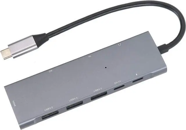 Alt view image 7 of 7 - Type-C Docking Station, Multi-Interface Sturdy USB3.0 Adapter, Stable for Phone Computer