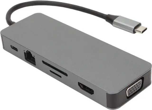 Alt view image 3 of 7 - 11 in 1 USB C Hub, USB Port Expander Multi Port 100W High Speed Charging 5Gbps Fast Data Transfer High Definition Multimedia Interface Out