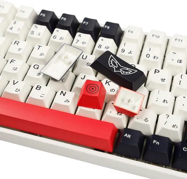 Alt view image 6 of 7 - 152 Key Metaverse P5 Dye Sub Keycaps PBT Cherry Profile ANSI ISO Key Caps for TKL 61 64 68 75 87 96 104 108 Keychron MX Keyboard