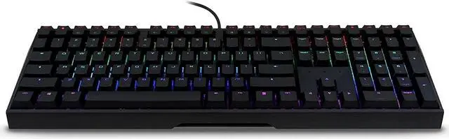 Alt view image 4 of 7 - Cherry MX Board 3.0 S Wired Gamer Mechanical Keyboard with Aluminum Housing - MX Red Switches (Slight Clicky) for Gaming and Office - Customizable RGB Backlighting - Full Size - Black