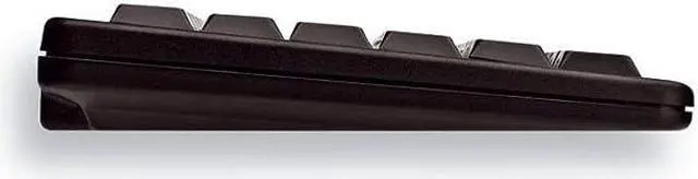 Alt view image 4 of 7 - Cherry G84-4100LCAUS-2 Compact Wired Keyboard - PS/2, USB, Black