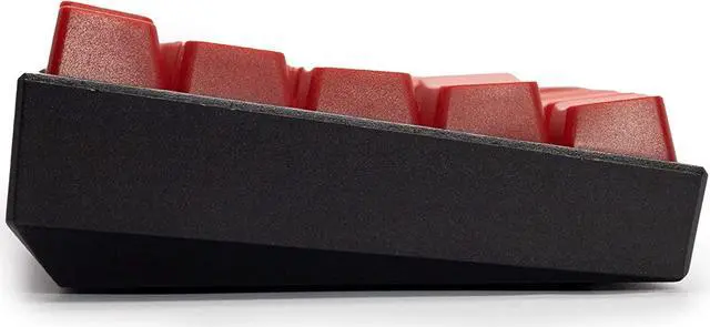 Alt view image 4 of 6 - TAI-HAO OEM Profile Red Keycaps 122 ANSI Layout Compatible with All MX Types Keyboards(61/87/104/108+1.75u+2u Shift Key+1.5u Ctrl/Alt +1.25u FN +7U) Custom Keycap Set
