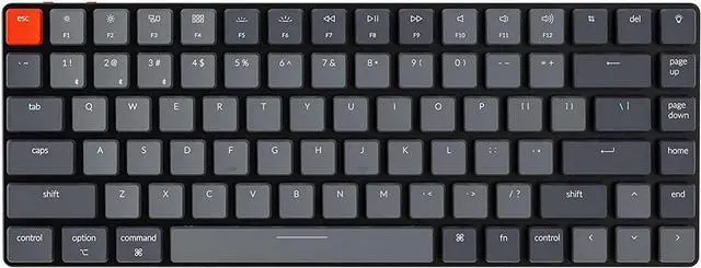 Main image of Keychron K3 Version 2, 75% Layout 84 Keys Ultra-Slim Wireless Bluetooth/USB Wired Mechanical Keyboard with White Backlit, Hot-Swappable Low-Profile Keychron Optical Brown Switch for Mac Windows