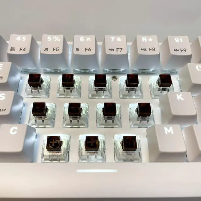 Alt view image 7 of 7 - Kailh Box Switch Brown for Mechanical Gaming Keyboard 3 Pin Plate Mounted/RGB/SMD Waterproof MX Lever Switch (108pcs Brown)