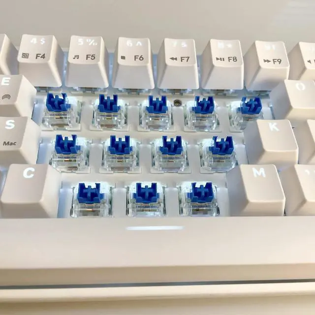 Alt view image 6 of 6 - DRAOZA OUTEMU Blue Switch 3 Pin Switch Gateron and Cherry MX Equivalent DIY Replaceable Switch for Mechanical Gaming Keyboard (108pcs Blue)