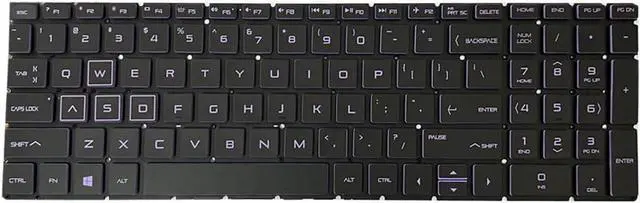 Alt view image 3 of 7 - GinTai Laptops US Keyboard Backlit Purple for HP Pavilion Gaming 15-DK 15-EC 15-CX 15-DK0055WM 15-DK0056WM 15-DK1056WM 15-DK000 NSK-XN2BC PK1328B1B0900101