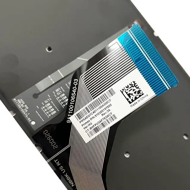 Alt view image 7 of 7 - GinTai Laptops US Keyboard Backlit Purple for HP Pavilion Gaming 15-DK 15-EC 15-CX 15-DK0055WM 15-DK0056WM 15-DK1056WM 15-DK000 NSK-XN2BC PK1328B1B0900101