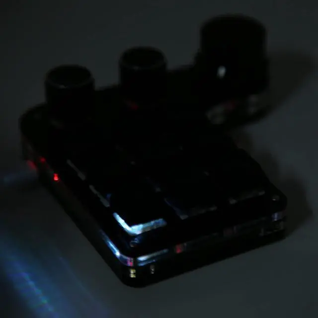 Alt view image 7 of 7 - Mechanical Keyboard, Mini Gaming Keypad, Programmable 9 Key Keypad with 3 Knobs RGB Backlit Blue Switch, Multifunctional Keypad