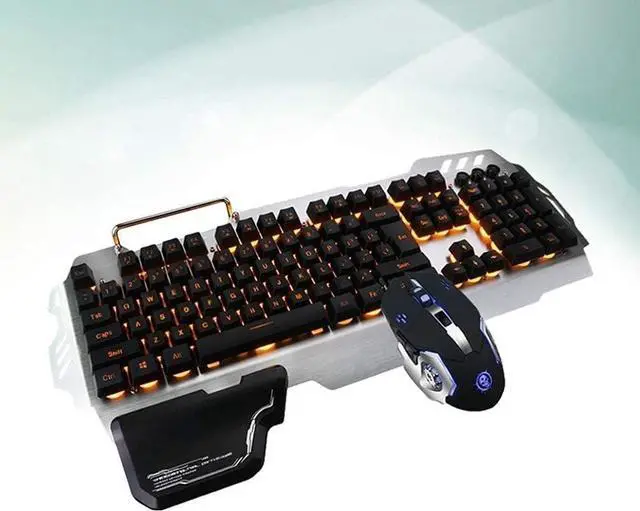 Alt view image 7 of 7 - Feiyx Gaming Keyboard and Mouse,Gaming Keyboard USB Wired Backlit Gaming Keyboard Mechanical Feeling with Gaming Mouse,Gaming Keyboard Wired Set,for Windows,Mac OS Computer (Color : Black)