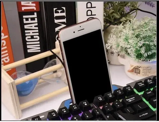 Alt view image 5 of 6 - Marycan Keyboard Mouse Combo, Mechanical Gaming Keyboard and Mouse Wired LED Backlit Keyboard Mouse Rainbow Backlit Keyboard Mouse Battery Metal Panel Gaming Keyboard and Mouse,for Office,Home,Laptop,