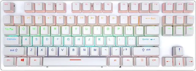 Main image of LJFLI Gaming Keyboard Mechanical Wired Green Axis Office Keyboard E-Sports Computer Games