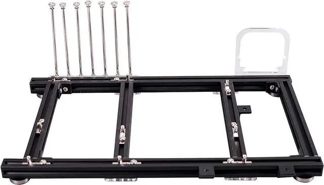 Alt view image 3 of 7 - Mini ITX MATX ATX PC Test Bench DIY Open Air Frame Overclock Vertical Case Computer Mount Aluminum Chassis for HTPC Graphics Card/Games/Cooling
