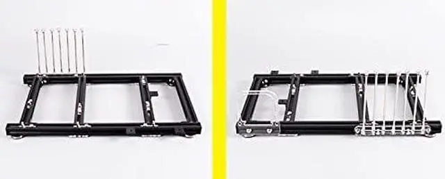 Alt view image 7 of 7 - Mini ITX MATX ATX PC Test Bench DIY Open Air Frame Overclock Vertical Case Computer Mount Aluminum Chassis for HTPC Graphics Card/Games/Cooling