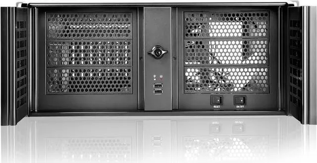 Alt view image 3 of 7 - 4U Rackmount Server Chassis with 6 x 5.25 Front Bays + 4 x 3.5 + 4 x 2.5 Bays