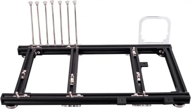 Alt view image 7 of 7 - DIY Open Frame Aluminum Alloy ATX Computer PC Case Overclocking Test with 4 PCI Extended Card Slot Computer Case, ATX PC Case, Easy to Install