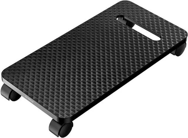 Main image of CPU Stand PC Tower Stand Mobile CPU Holder Desktop ATX-Case with 2 Locking Wheels and 2 Caster Wheels for Gaming PC Case PC Tower Stand (Color : Without Baffle)