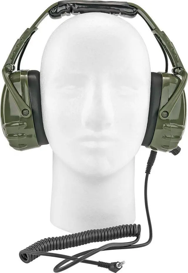 Alt view image 2 of 6 - Earmuff Headphones - RDE-990, iPhone & Scanner Compatible - Great for Impact Sports Like Hunting, Gun Range, NASCAR Races, Construction, Work, etc.