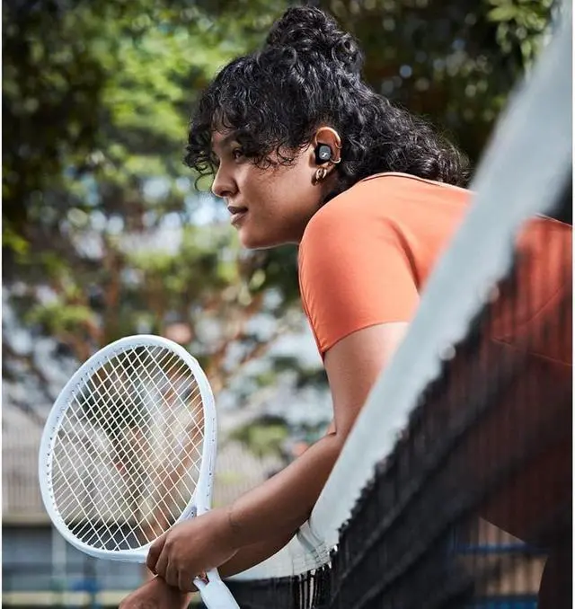 Alt view image 4 of 7 - Sennheiser Consumer Audio Sport True Wireless Earbuds - Bluetooth in-Ear Headphones, Music and Calls with Adaptable Acoustics, Noise Isolation, Touch Controls, IP54 27-Hour Battery, Black