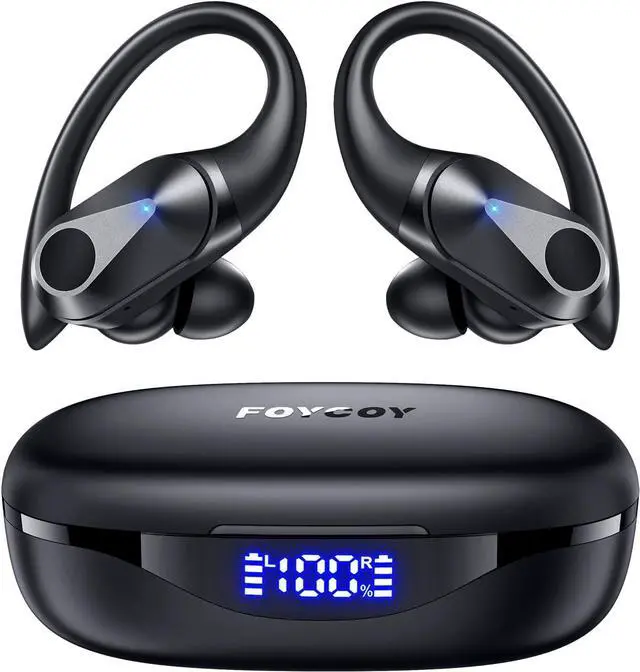 Main image of Wireless Earbuds Bluetooth Headphones 90Hrs Playtime Ear Buds IPX7 Waterproof Sports Earphones Wireless Charging Case Over-Ear Earhooks Headest