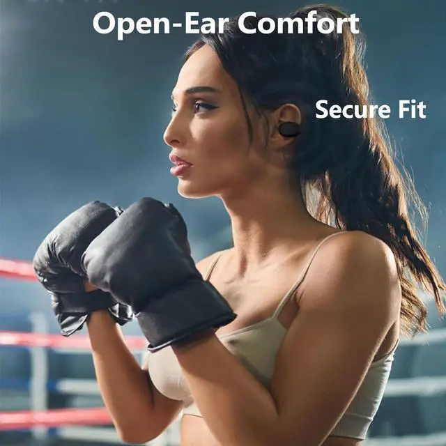 Alt view image 3 of 6 - Ear Clips Ear Buds Clip On Open Ear Earbuds Wireless Ear Clip Bone Conduction Conducting Headphones Induction Headset Earphones Bone Conduction Bluetooth Earbuds Earbud Ear Buds