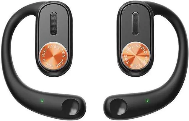 Alt view image 2 of 6 - JadeAudio JW1 Open Ear Headphones Bluetooth 5.3 Wireless Headphones with Mic with HiFi Sound, 18hrs Playtime Sport Earbuds for Running (Black)