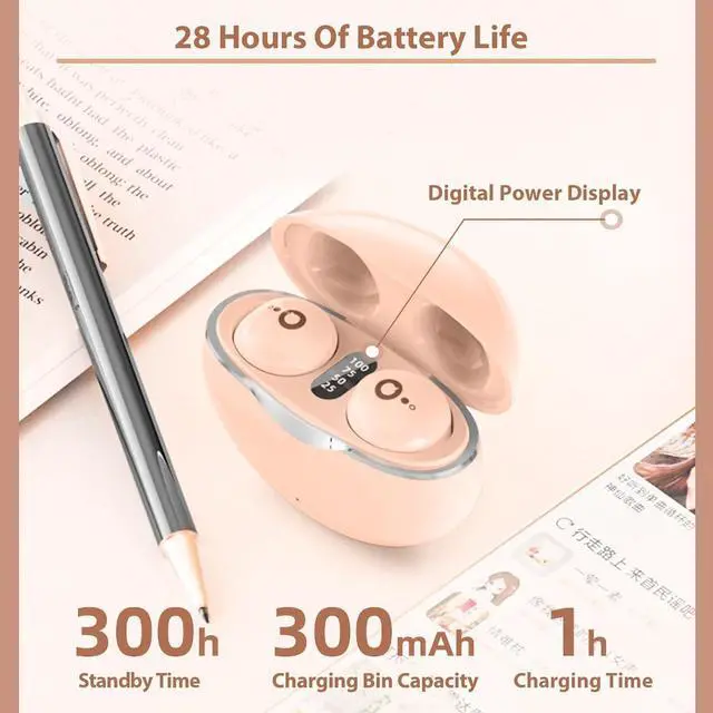Alt view image 6 of 7 - Invisible Earbuds Micro Hidden Ear Buds Headphones Invisible Earphones Mini Wireless Hidden Headphones For Small Ears Smallest Invisible Hidden Earbud For Work Small Tiny Smallest Invisible Earbuds