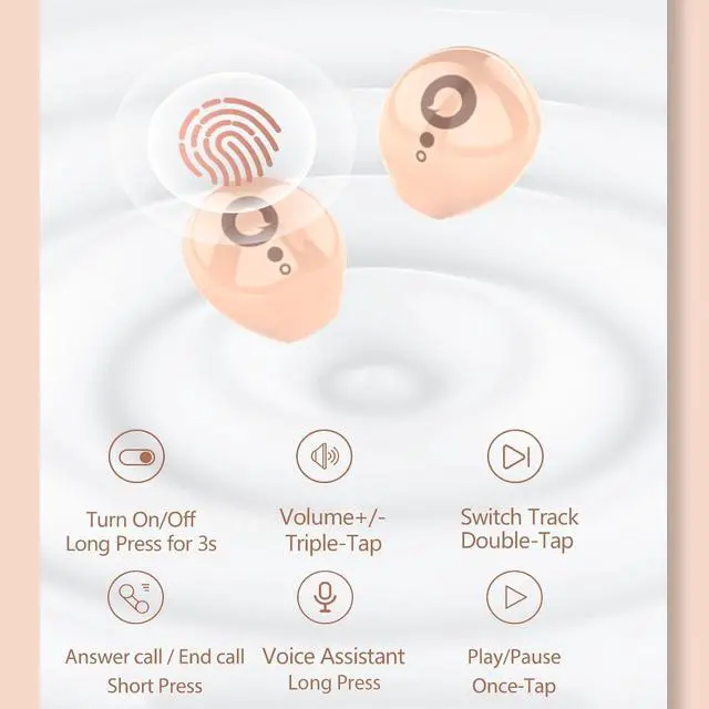 Alt view image 7 of 7 - Invisible Earbuds Micro Hidden Ear Buds Headphones Invisible Earphones Mini Wireless Hidden Headphones For Small Ears Smallest Invisible Hidden Earbud For Work Small Tiny Smallest Invisible Earbuds