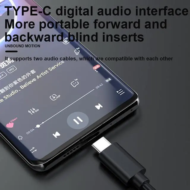 Alt view image 4 of 7 - DanAci 2023 Bone Conduction Bluetooth Headphones, Wired Open-Ear Earbuds with Noise Cancelling Mic 3.5mm/Typec Connector, Sweat Resistant Headphones for Cycling Running and Other Sports