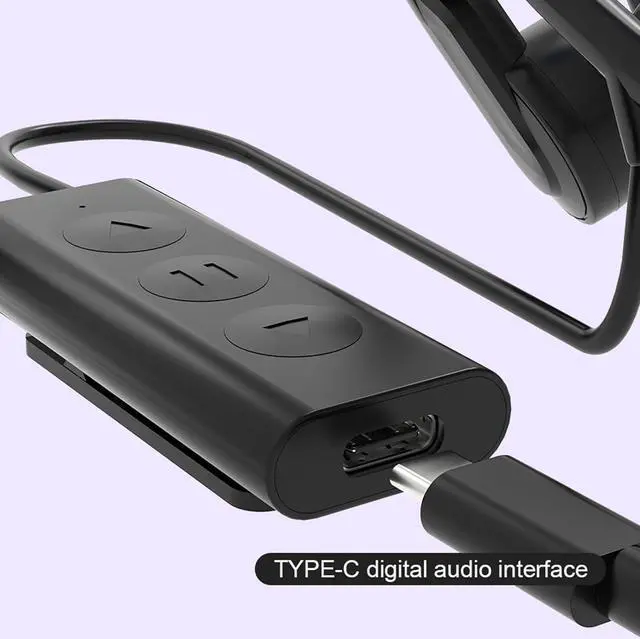 Alt view image 6 of 7 - DanAci 2023 Bone Conduction Bluetooth Headphones, Wired Open-Ear Earbuds with Noise Cancelling Mic 3.5mm/Typec Connector, Sweat Resistant Headphones for Cycling Running and Other Sports