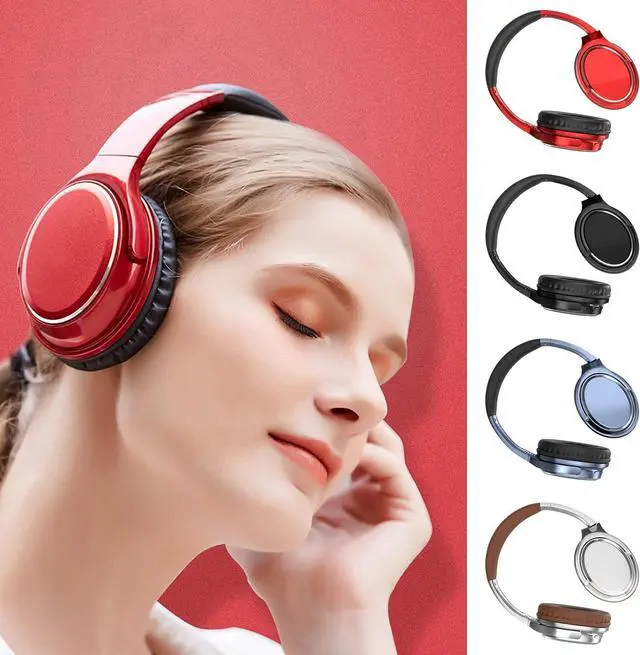Alt view image 2 of 7 - Bluetooth 5.3 Wireless Sports Metal Earmuff Head-Mounted Headset - Three Modes Wireless Sports Running Built-in Mic Stereo Noise Cancellation Headphones for Sports Outdoor Workouts