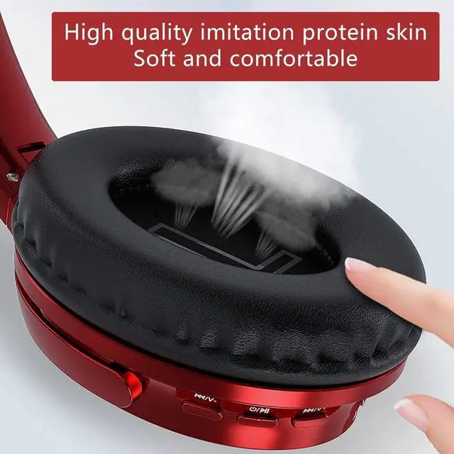 Alt view image 6 of 7 - Bluetooth 5.3 Wireless Sports Metal Earmuff Head-Mounted Headset - Three Modes Wireless Sports Running Built-in Mic Stereo Noise Cancellation Headphones for Sports Outdoor Workouts