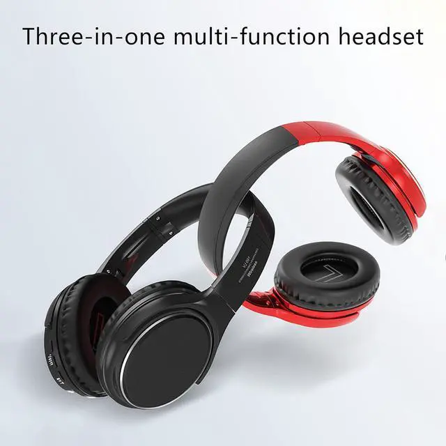 Alt view image 4 of 7 - Bluetooth 5.3 Wireless Sports Metal Earmuff Head-Mounted Headset - Three Modes Wireless Sports Running Built-in Mic Stereo Noise Cancellation Headphones for Sports Outdoor Workouts