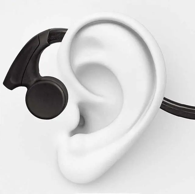 Alt view image 5 of 7 - ElecPjf Bone Conduction Headphones, Open-Ear Wired Bone Conduction Outdoor Headphones, 3.5Mm Waterproof Noise Reduction with Mic, for Running Smart Phones Notebook(Color:A)