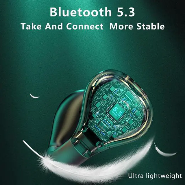 Alt view image 5 of 7 - Ear Clips Ear Buds Wireless Clip On Open Ear Headphones Earbuds Ear Clip Bone Conducting Conduction Headphones Headset Earphones Bone Induction Conduction Earbuds Bluetooth Earbud Ear Buds
