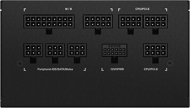 Alt view image 3 of 7 - GIGABYTE GP-UD850GM PG5 Rev2.0 - PCIe5.0 Ready - ATX3.0-850W 80 Plus Gold Certified - Fully Modular Power Supply