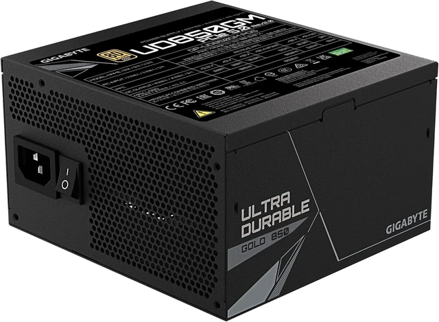 Alt view image 2 of 7 - GIGABYTE GP-UD850GM PG5 Rev2.0 - PCIe5.0 Ready - ATX3.0-850W 80 Plus Gold Certified - Fully Modular Power Supply